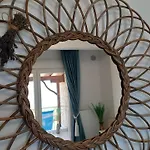 Blue Pastel-cliffside Villa, Shared Pool, Wild Sandy Nearby