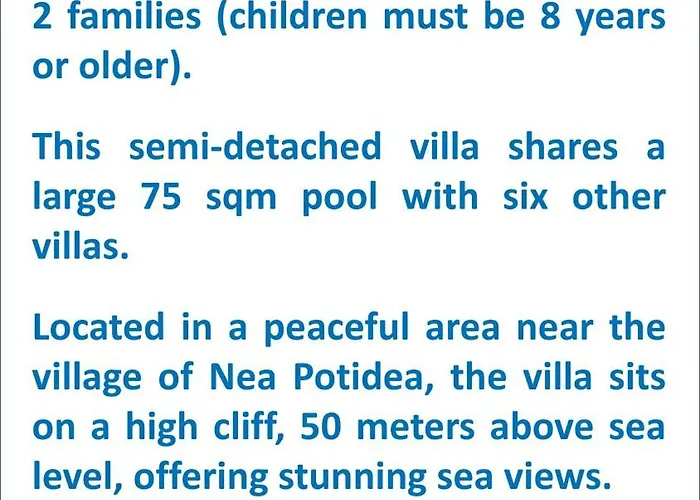 Blue Pastel-cliffside Villa, Shared Pool, Wild Sandy Nearby Feriehus *